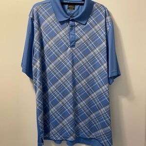 Men’s Blue Argyle Polo